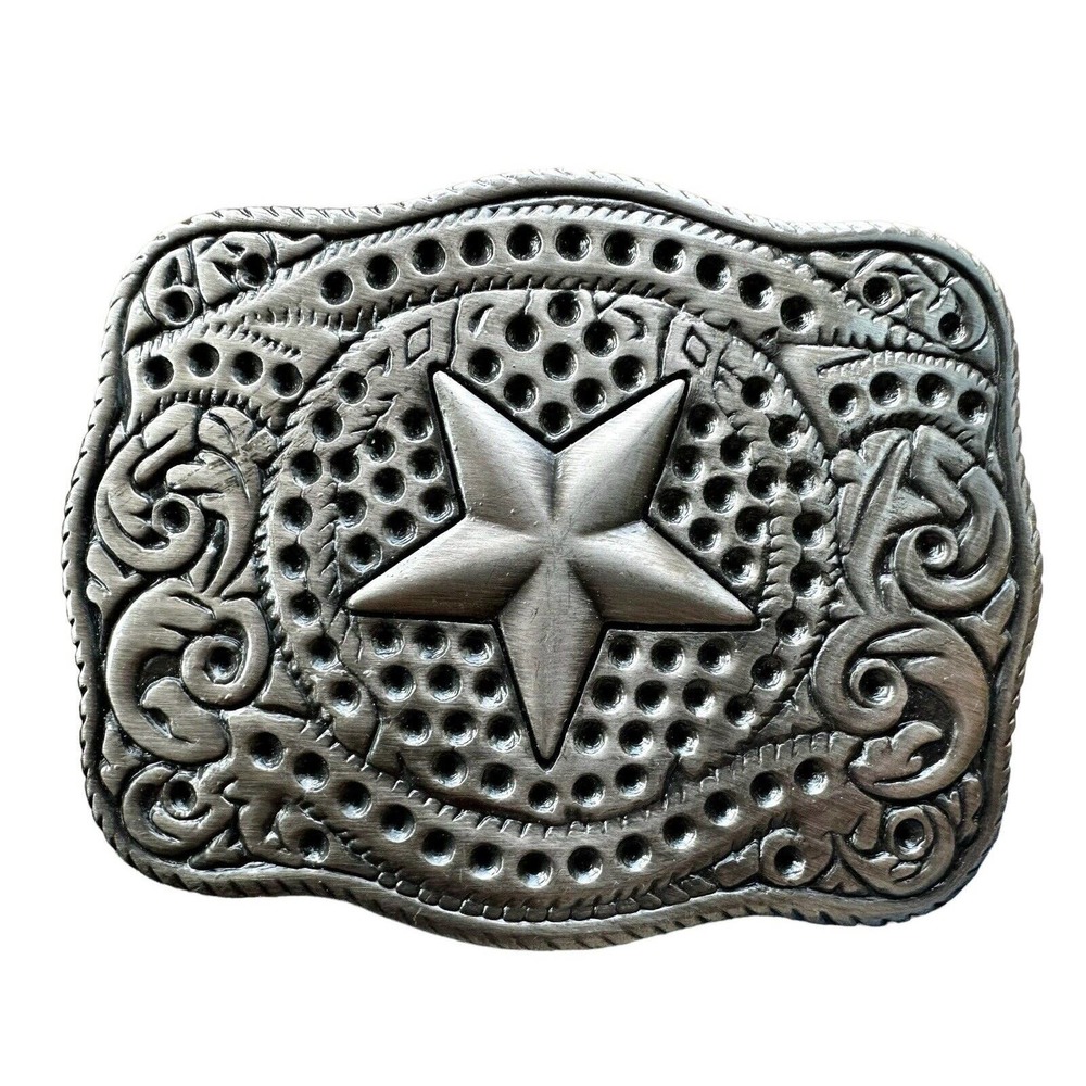 Beautiful Texas Star Belt‎ Buckle